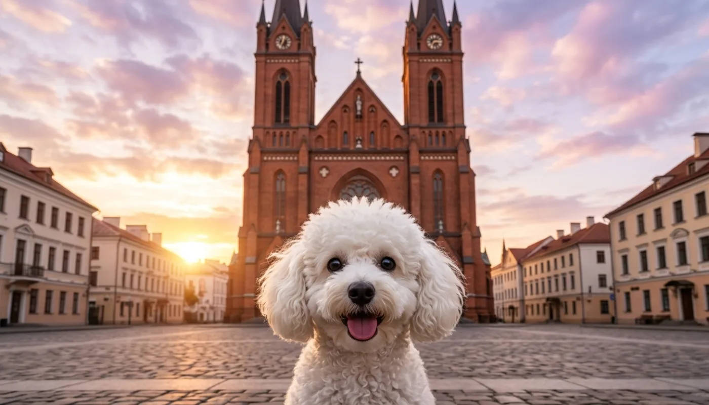 Dog travelling to Belarus
