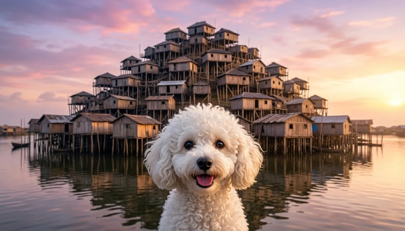 Dog travelling to Benin