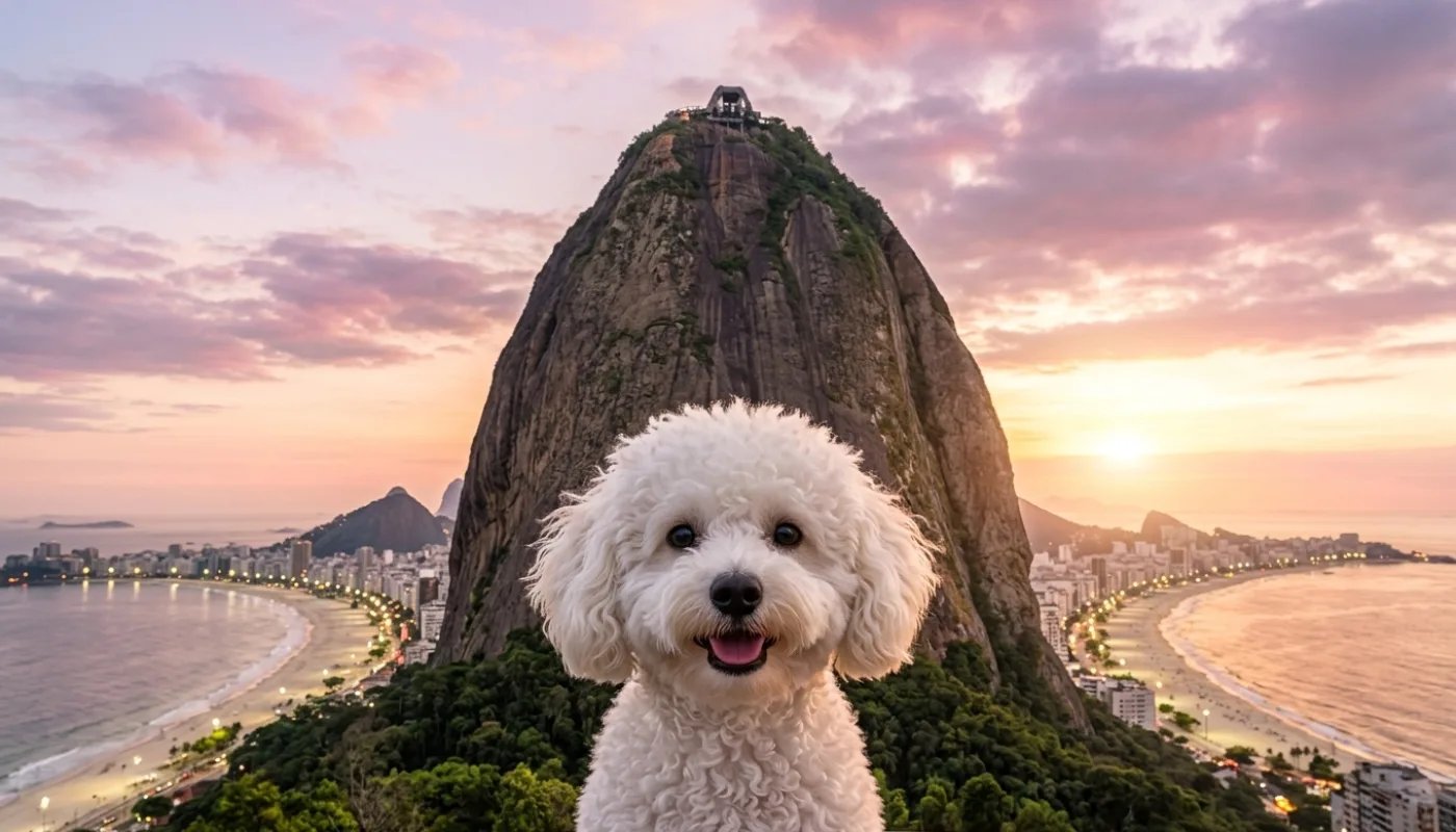 Dog travelling to Brazil