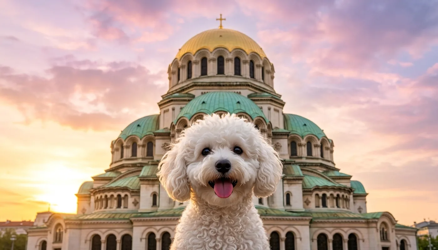 Dog travelling to Bulgaria