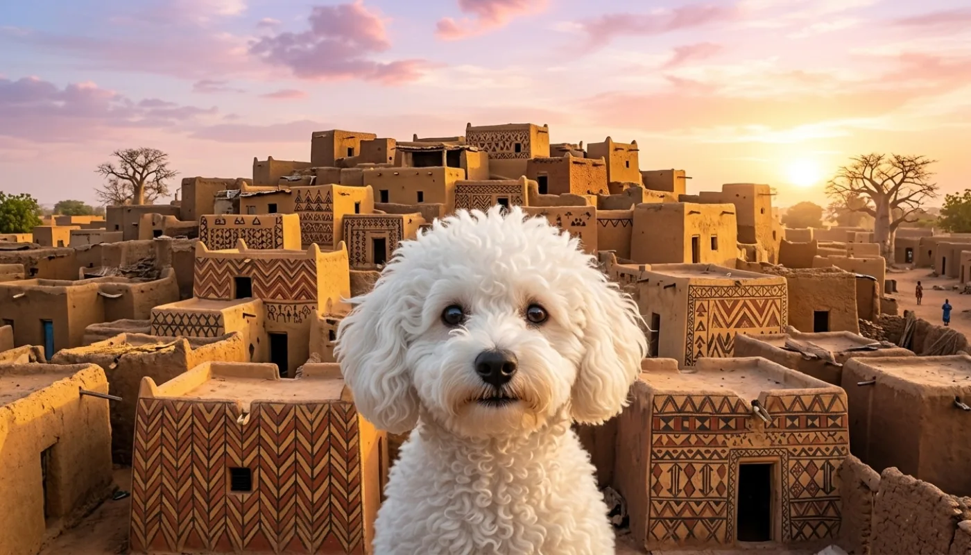 Dog travelling to Burkina Faso