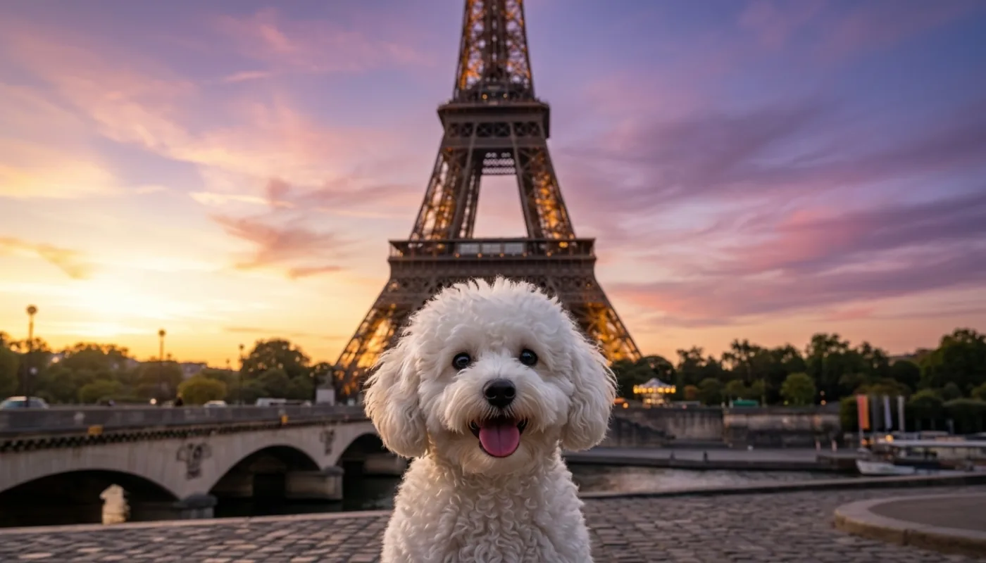 Dog travelling to France