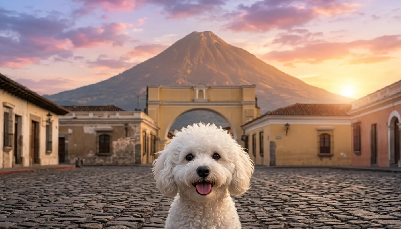 Dog travelling to Guatemala