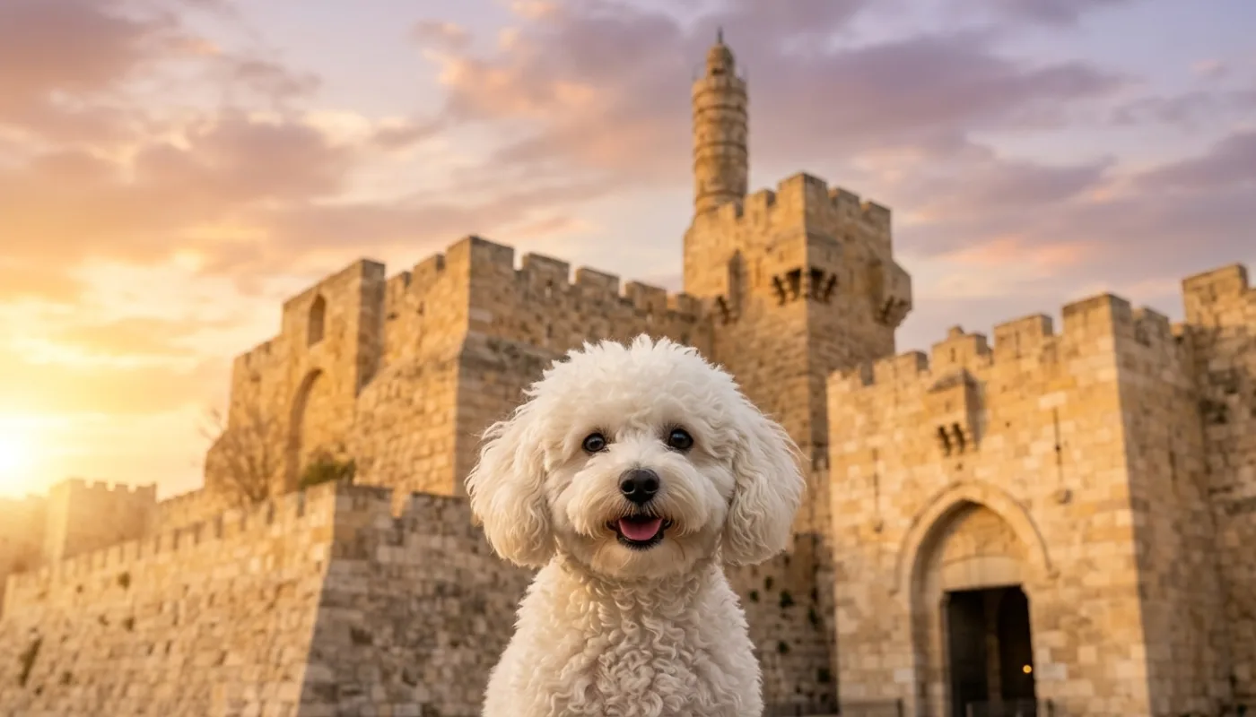 Dog travelling to Israel