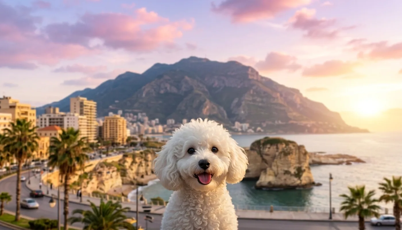Dog travelling to Lebanon
