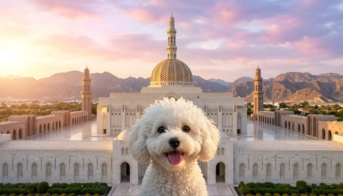Dog travelling to Oman