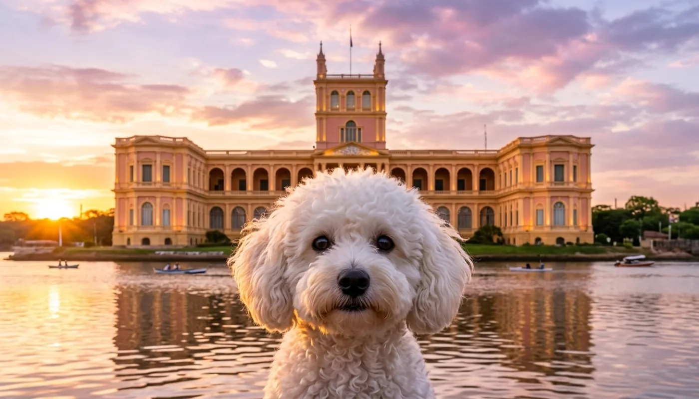Dog travelling to Paraguay