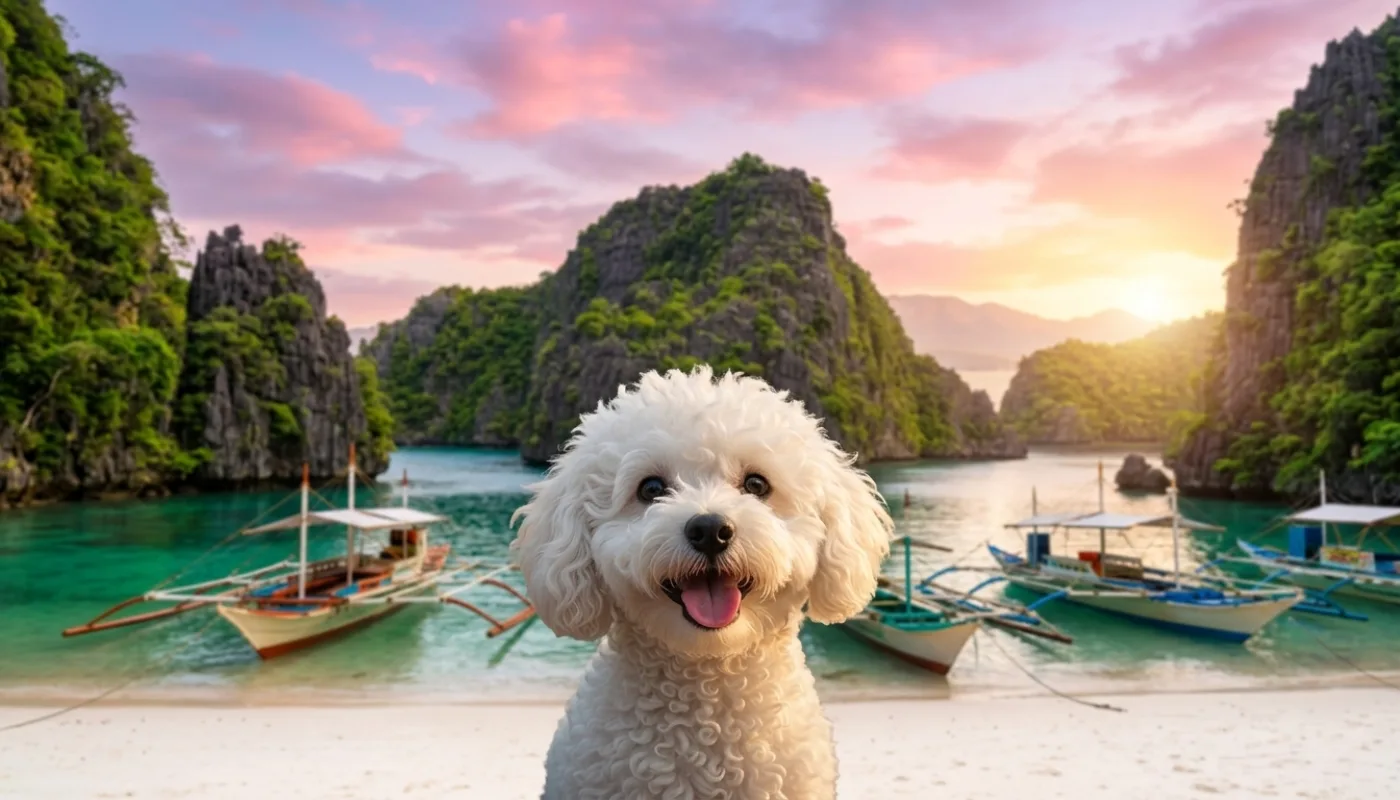 Dog travelling to Philippines