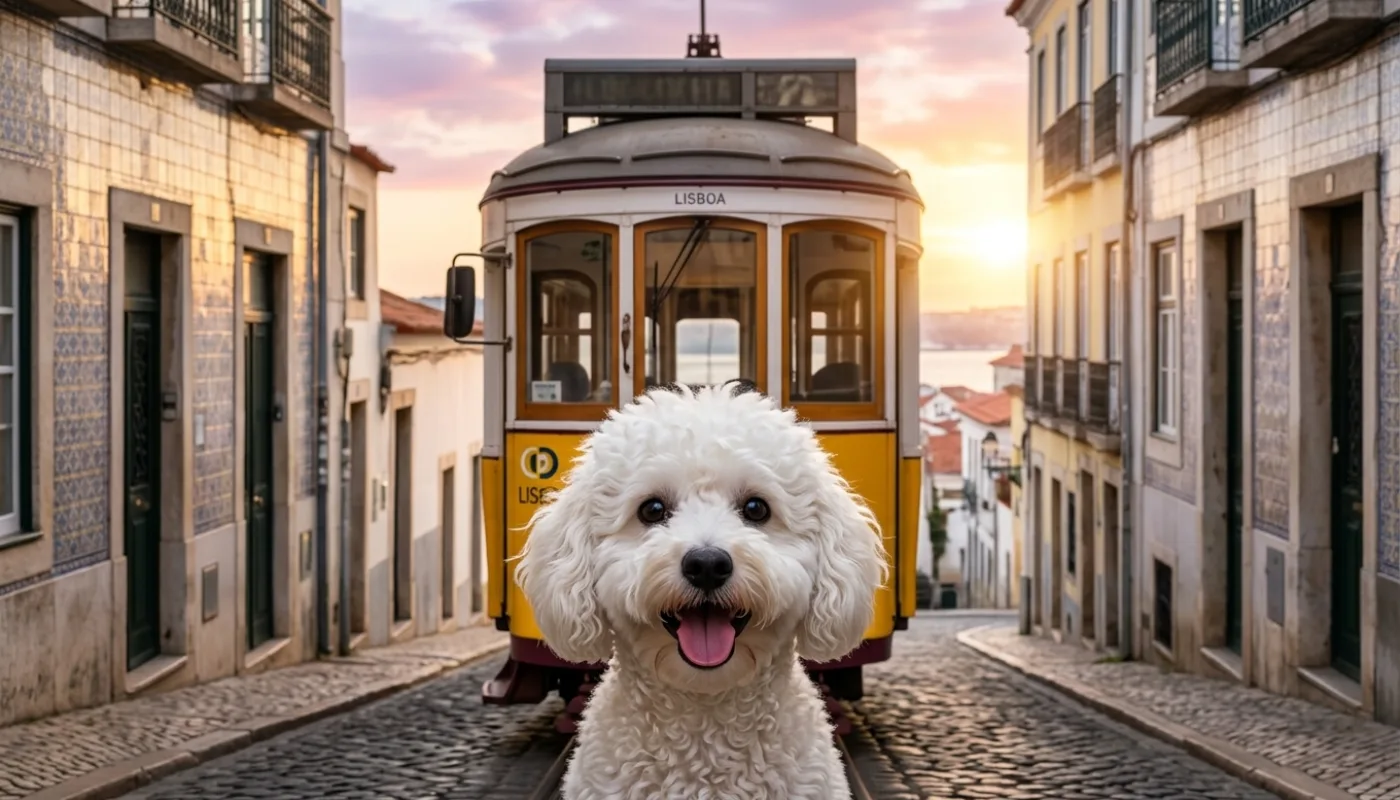 Dog travelling to Portugal