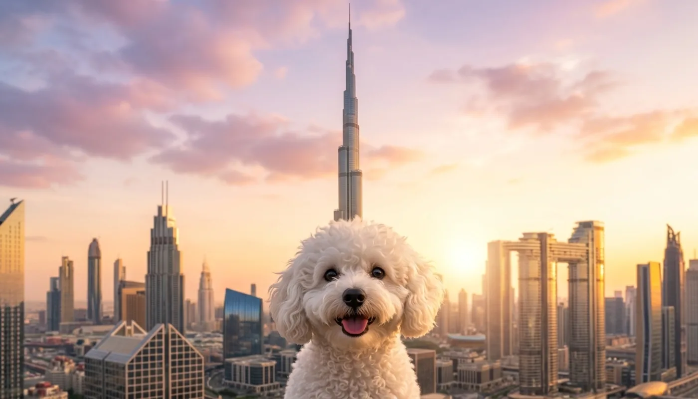Dog travelling to United Arab Emirates