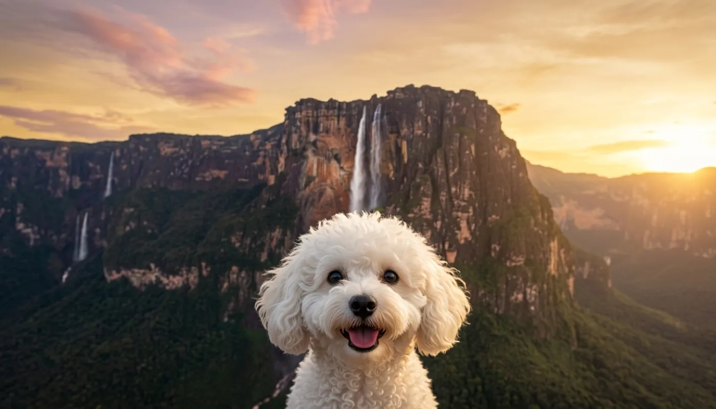 Dog travelling to Venezuela